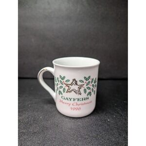 Gayfers Department Store 1996 Christmas Coffee Mug, Fine China Royal Ann Holiday